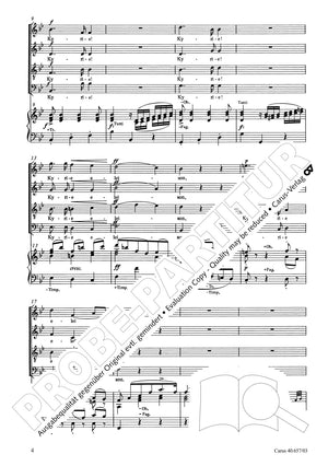 Schubert: Mass in B-flat Major, D 324