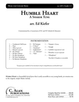Humble Heart (arr. for concert band)