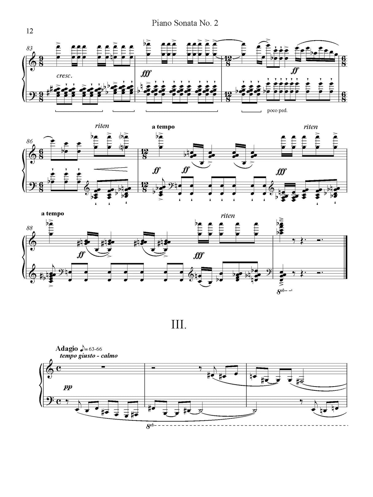 Shawn: Piano Sonata No. 2
