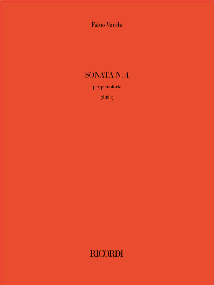 Vacchi: Piano Sonata No. 4