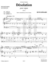 Bédard: Désolation