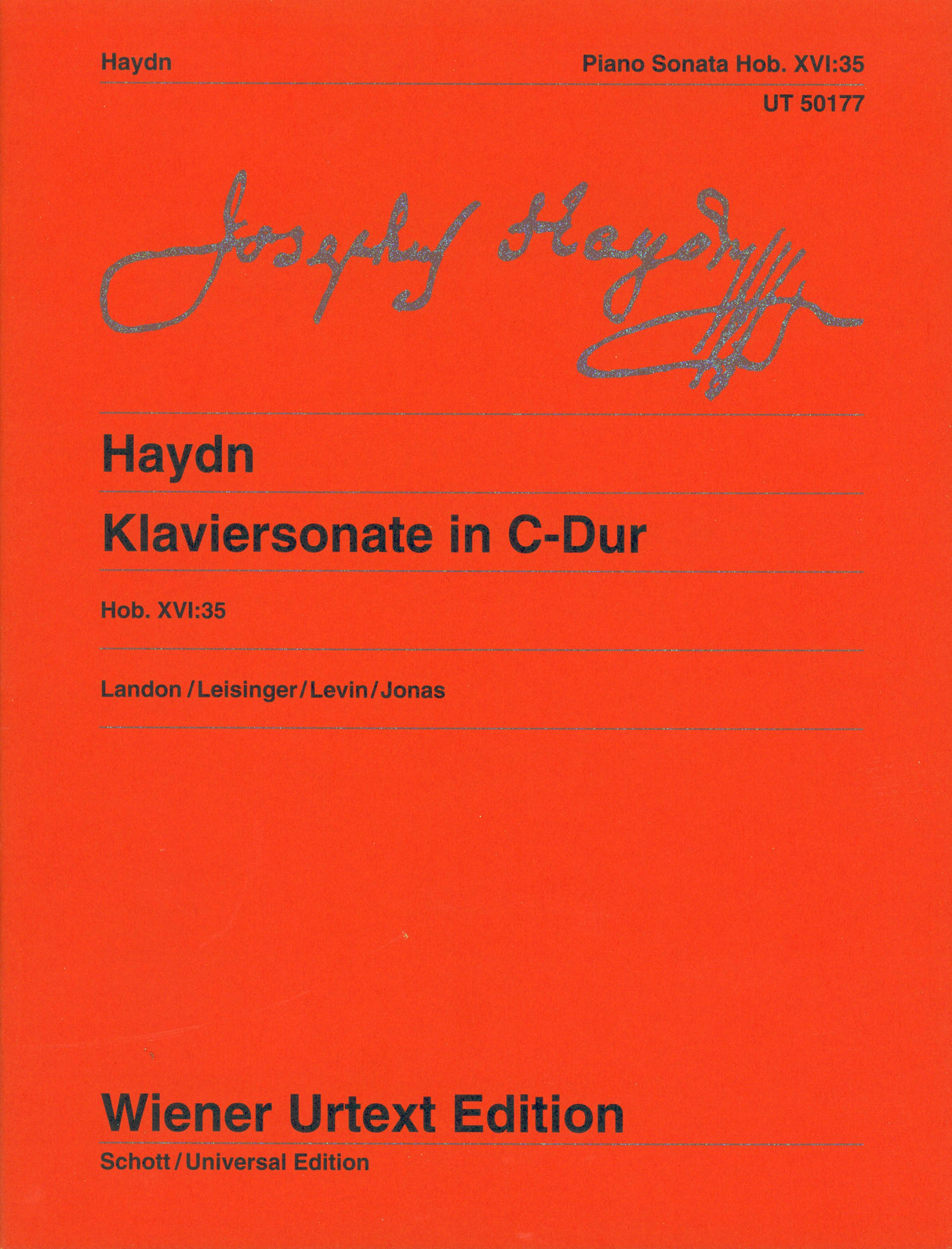 Haydn: Piano Sonata in C Major, Hob. XVI:35