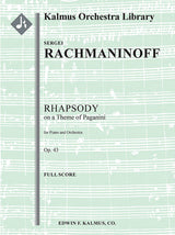 Rachmaninoff: Rhapsody on a Theme of Paganini, Op. 43