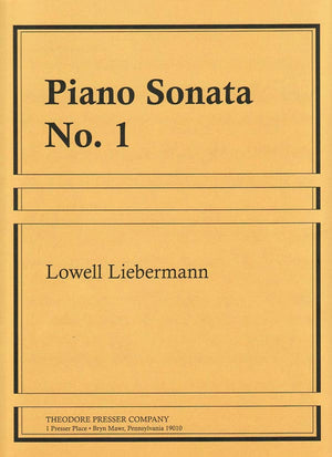 Liebermann: Piano Sonata No. 1, Op. 1