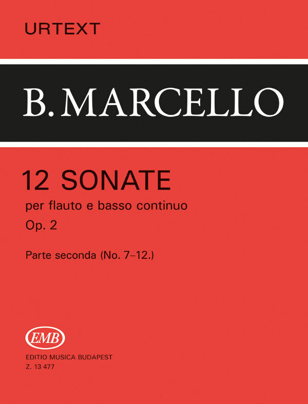 B. Marcello: 12 Flute Sonatas, Op. 2 - Volume 2