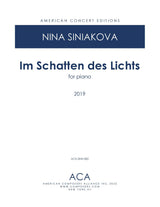 Siniakova: Im Schatten des Lichts