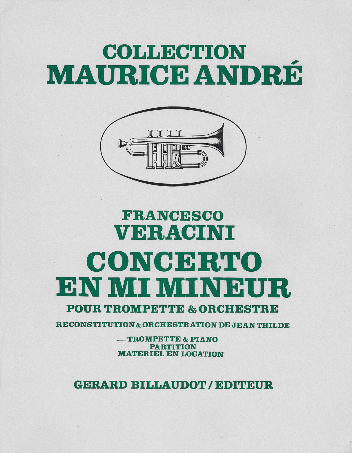 Veracini: Trumpet Concert in E Minor