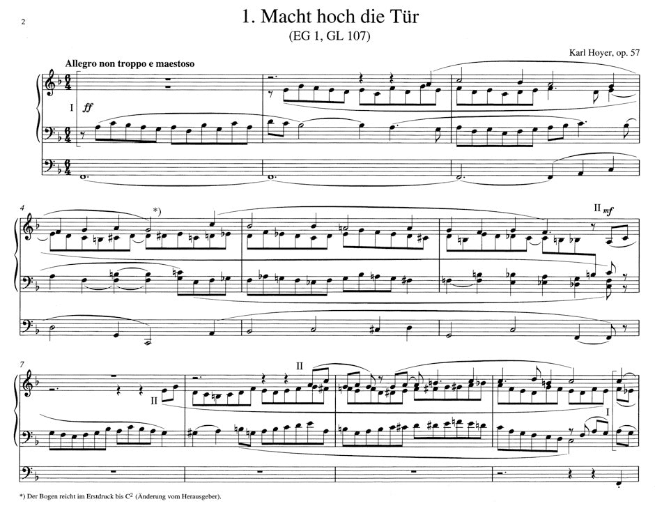 Hoyer: Chorale Preludes, Op. 57 - Volume 1