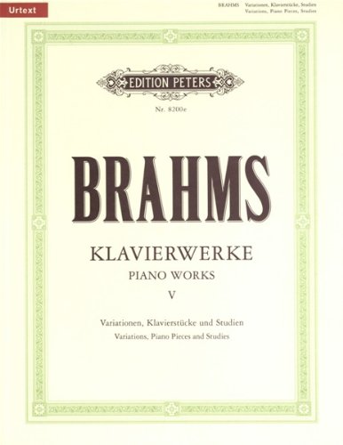 Brahms: Piano Works - Volume 5