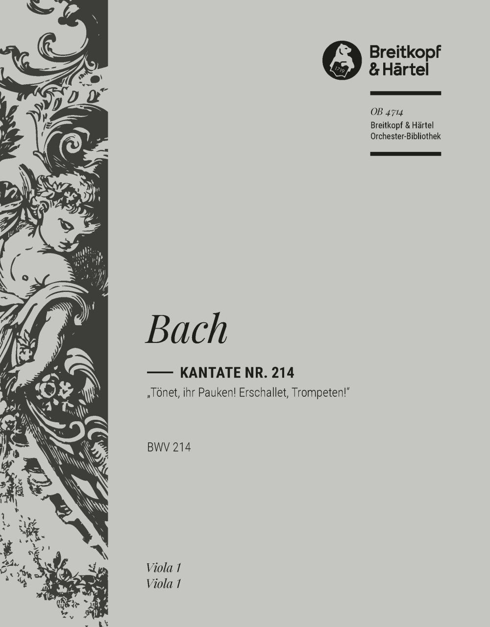 【新品未開封】バッハ: Tönet, ihr Pauken! Bach: Tönet, ihr Pauken! Erschallet, Trompeten!, BWV 214 – Ficks Music