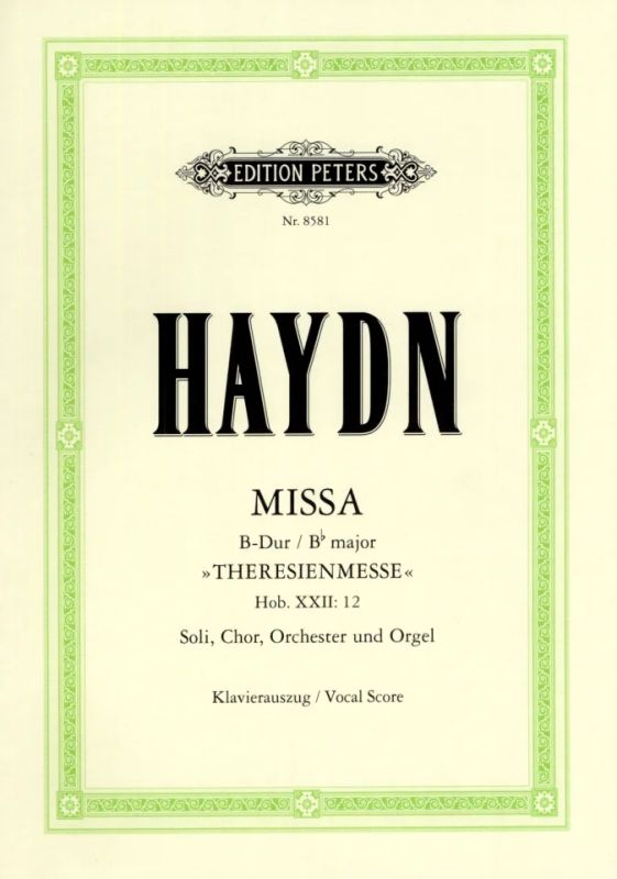 Haydn: Missa in B-flat Major, Hob. XXII:12