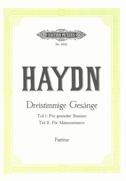 Haydn: 3-Part Songs