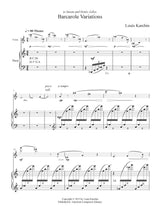 Karchin: Barcarole Variations