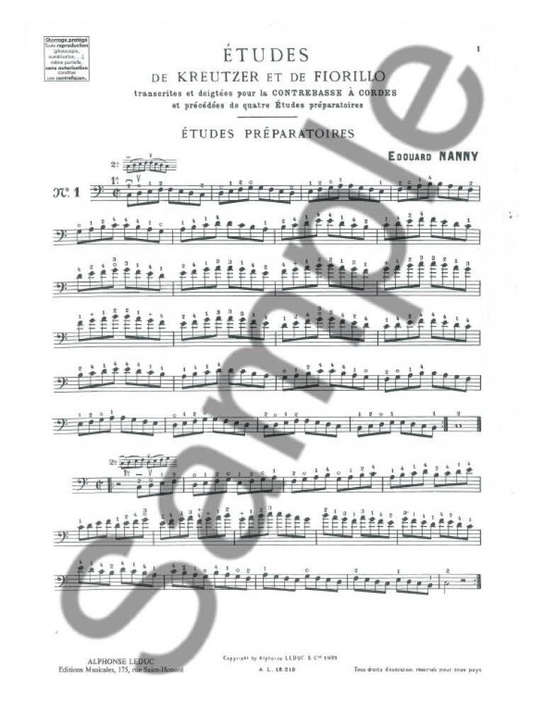 Nanny: Etudes de Kreutzer et de Fiorillo