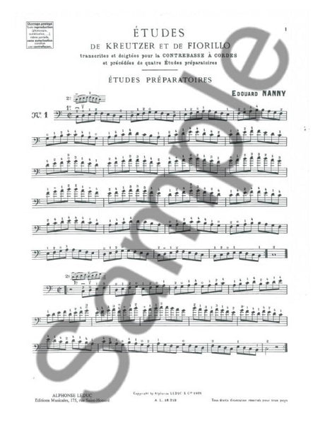 Nanny: Etudes de Kreutzer et de Fiorillo