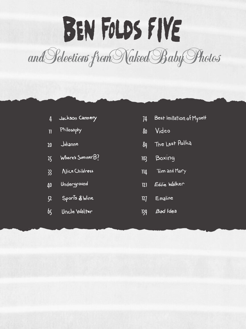 Ben Folds Five and Selections from Naked Baby Photos – Ficks Music