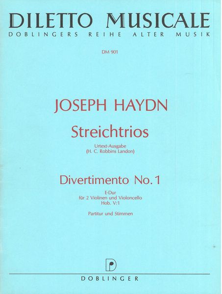 Haydn: Divertimento in E Major, Hob. V:1