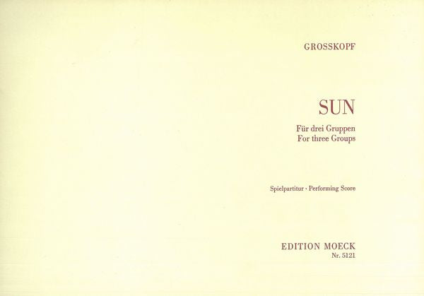 Grosskopf: Sun