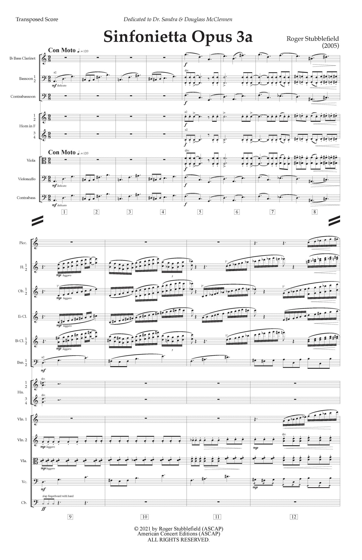 Stubblefield: Sinfonietta, Op. 3a