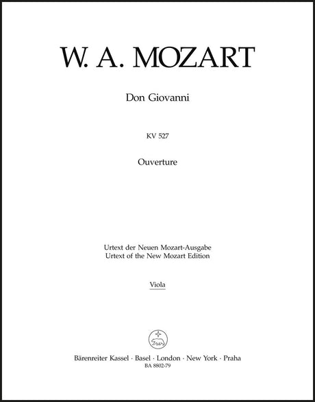 Mozart: Overture to Don Giovanni, K. 527