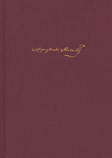 Thomas Attwood's Theorie- und Kompositionsstudien bei Mozart, K. 506a "Attwood-Studien"