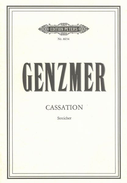 Genzmer: Cassation
