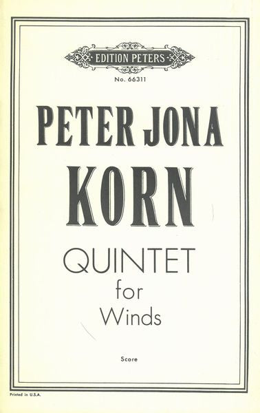Korn: Wind Quintet