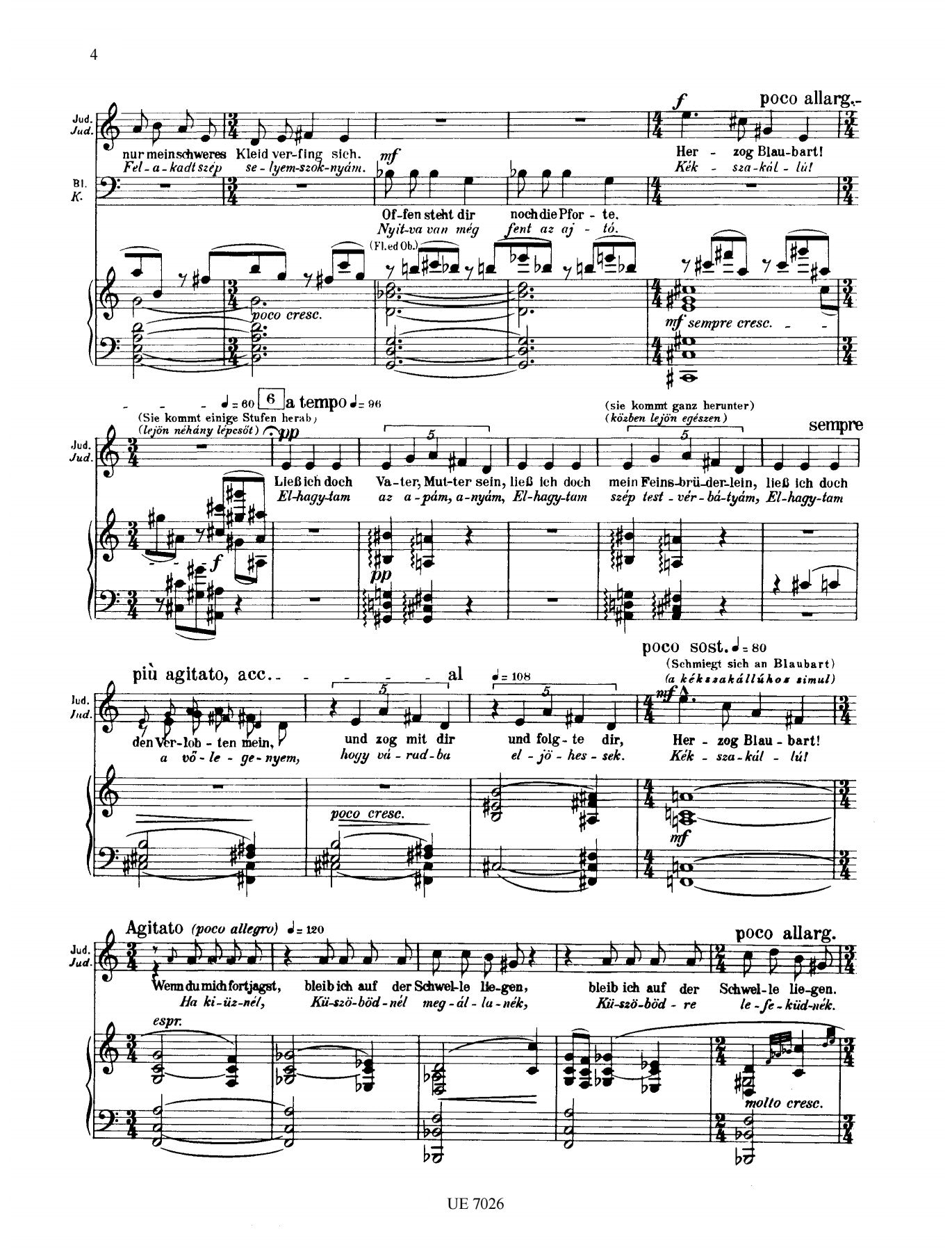 Bartók: Bluebeard's Castle, Op. 11 – Ficks Music