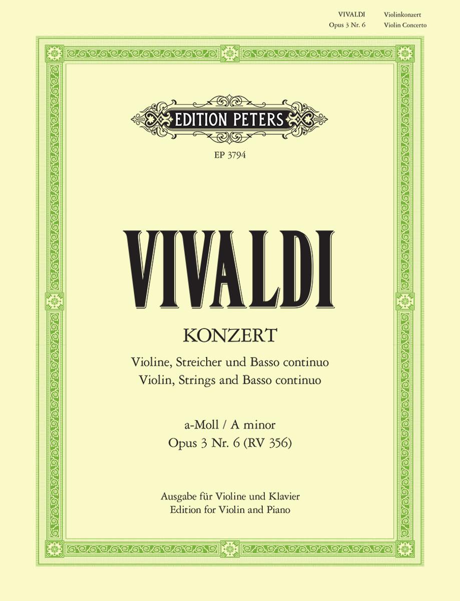 Vivaldi: Violin Concerto in A Minor, RV 356, Op. 3, No. 6