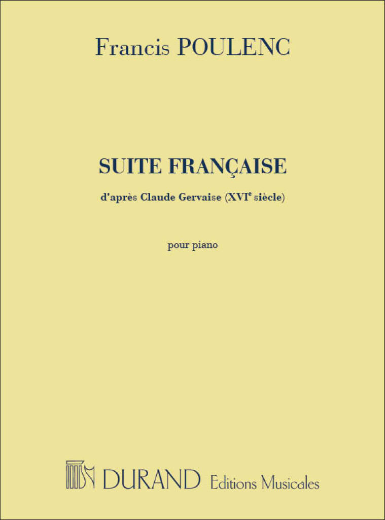 Poulenc: Suite française (arr. for piano) – Ficks Music