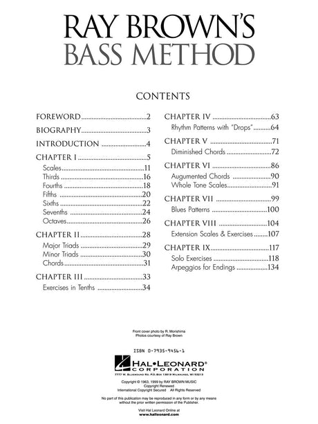 Ray Brown's Bass Method