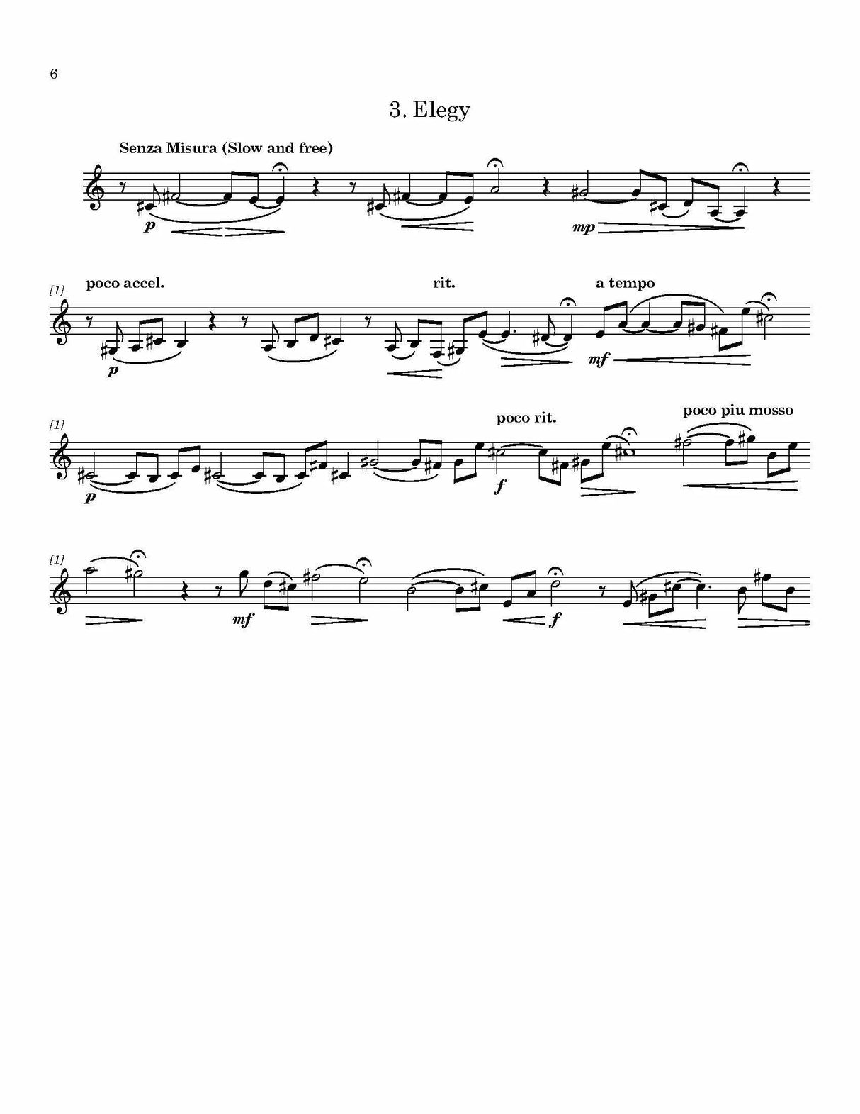 Rolls: 3 Pieces for Solo Horn