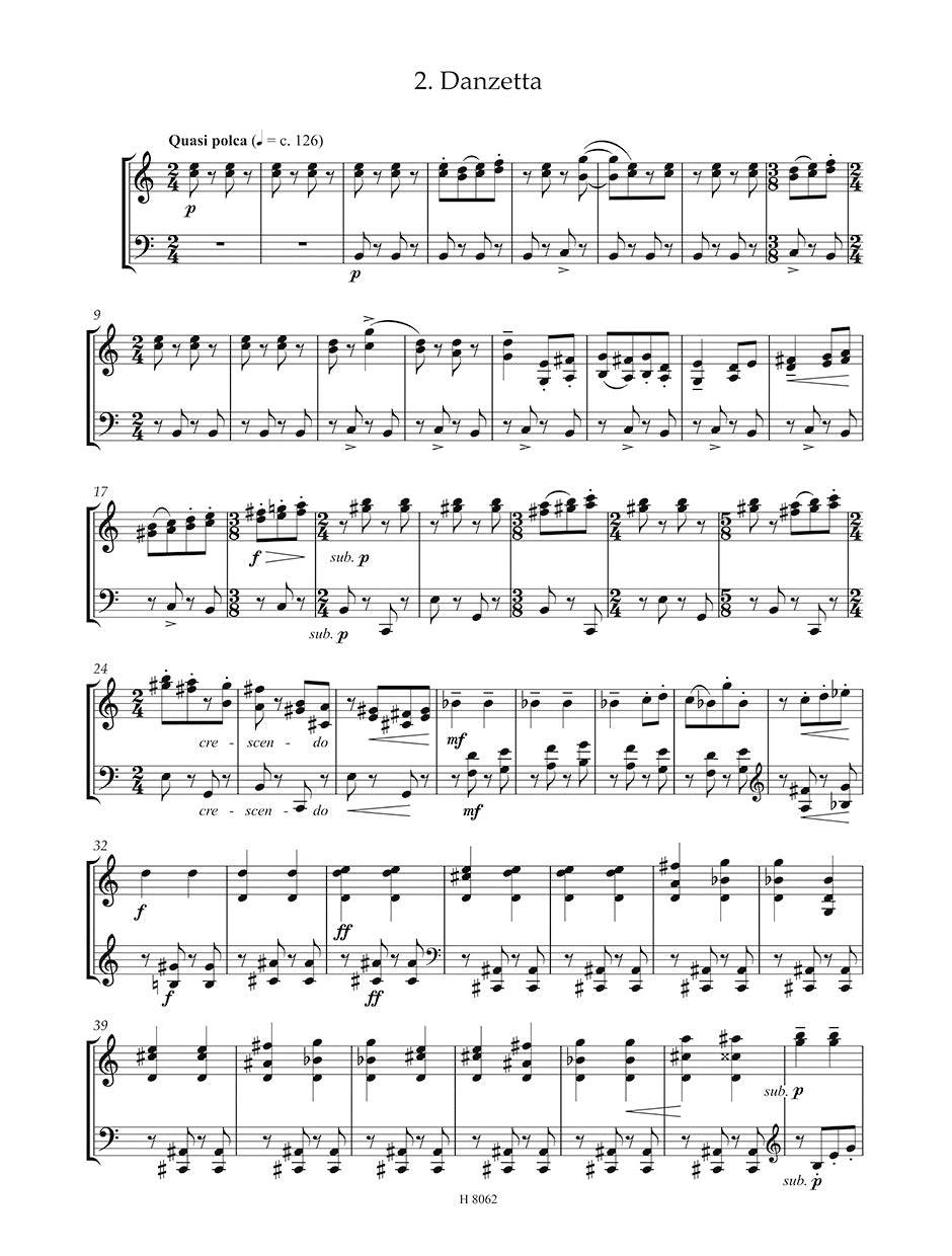 Kalabis: Duettini for Violin and Cello, Op. 67