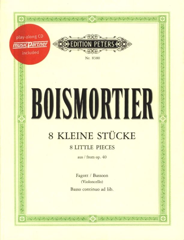 Boismortier: 8 Little Pieces from Op. 40