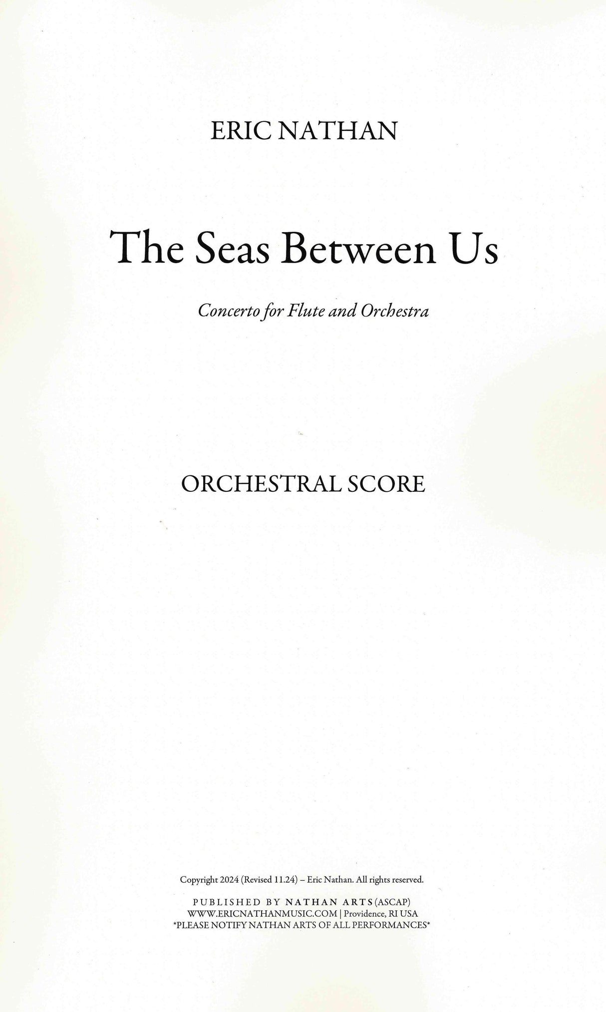 Nathan: The Seas Between Us