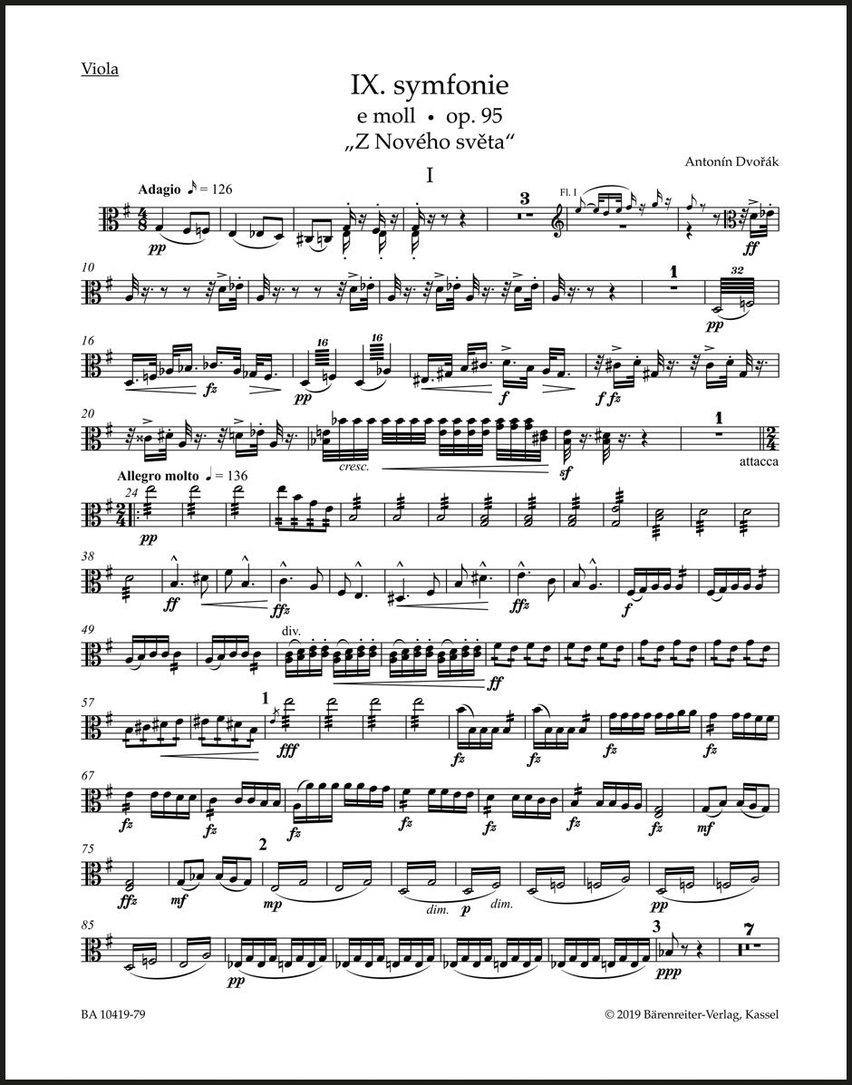 Dvořák: Symphony No. 9 in E Minor, Op. 95 – Ficks Music