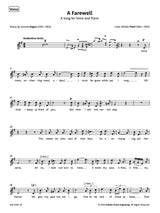 Piatti: A Farewell (Version for Voice & Piano)