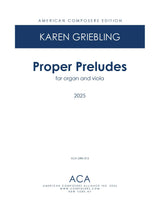 Griebling: Proper Preludes