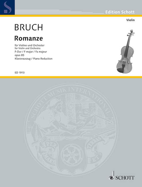 Bruch: Romance in F Major, Op. 85 - Version for Violin