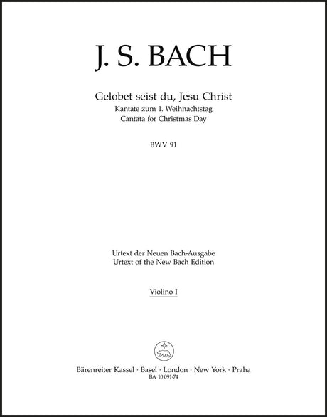 Bach: Gelobet seist du, Jesu Christ, BWV 91