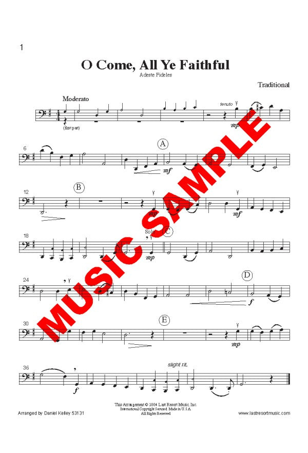 Intermediate Music for Three - Christmas