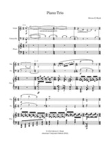 S. Block: Piano Trio