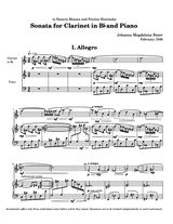 Beyer: Clarinet Sonata