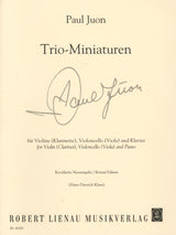 Juon: Trio Miniatures
