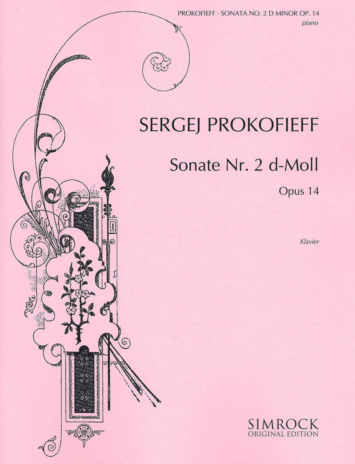 Prokofiev: Piano Sonata No. 2 in D Minor, Op. 14