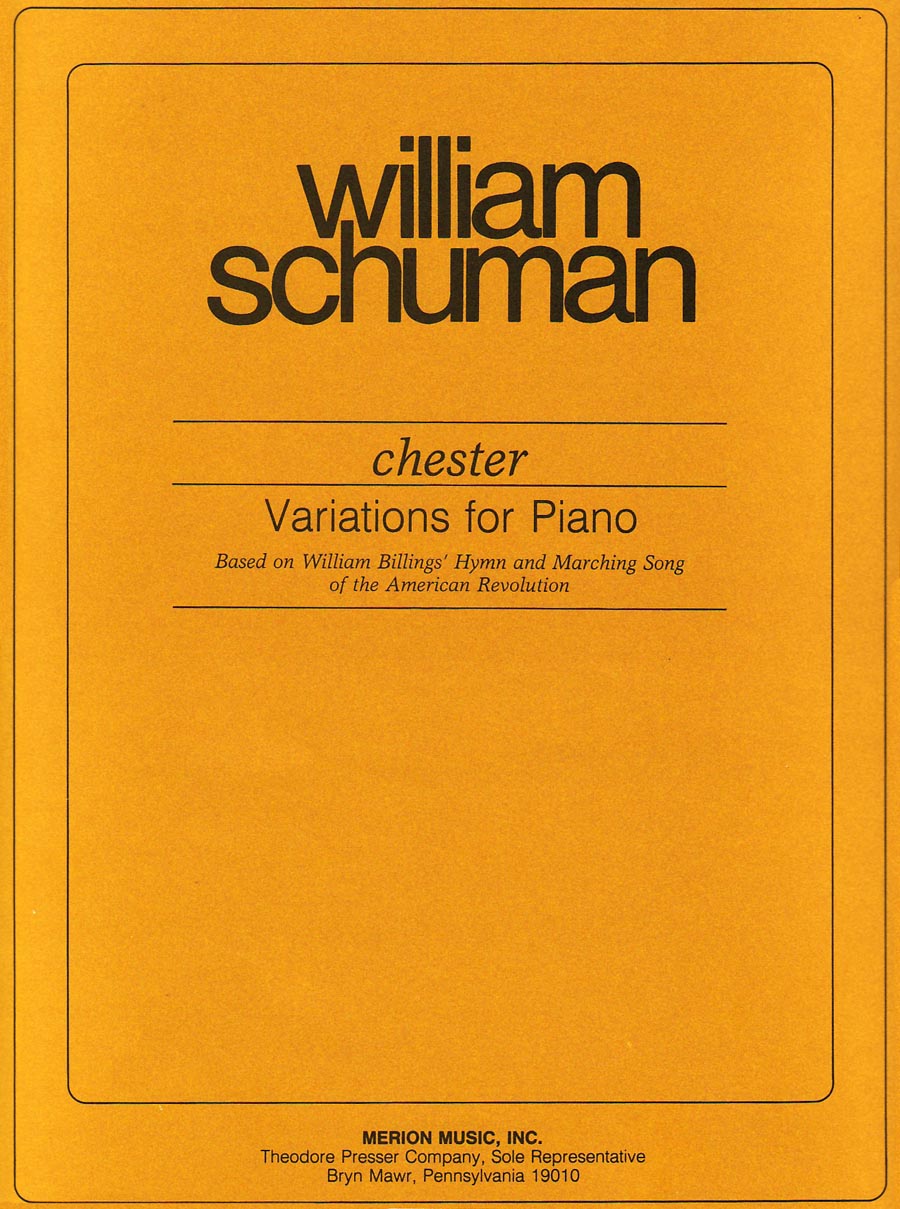 W. Schuman: Chester Variations for Piano
