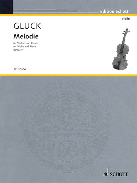 Gluck: Melodie (arr. for violin & piano) – Ficks Music