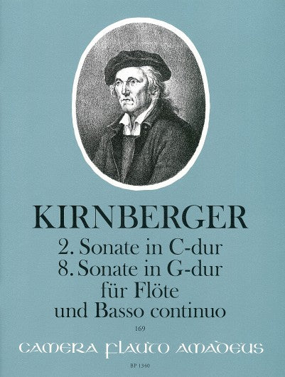 Kirnberger: 2nd sonata in C Major, 8th sonata G Major (1769)