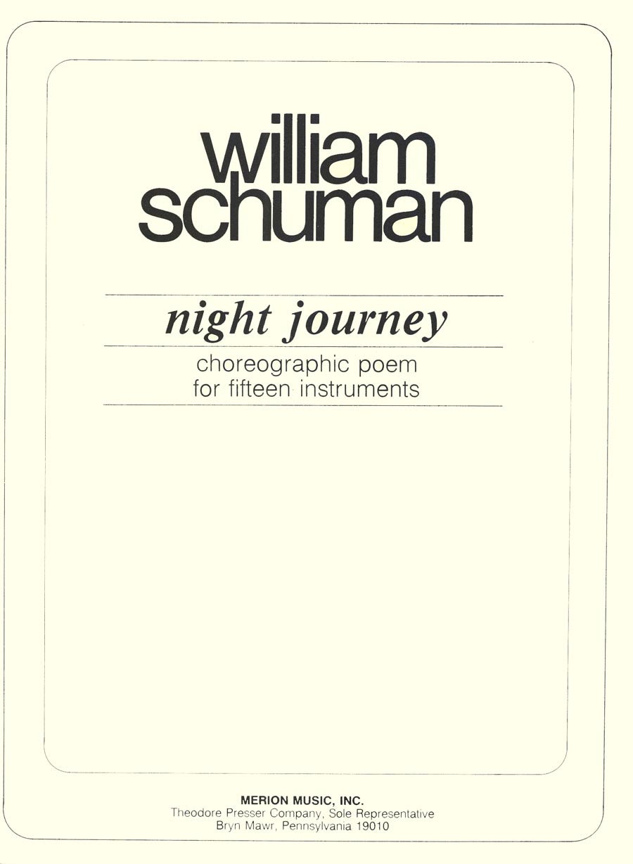 Schuman: Night Journey