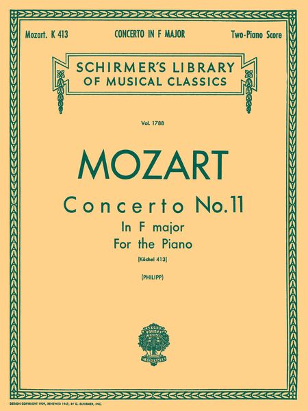 Mozart: Concerto No. 11 in F Major, K.413